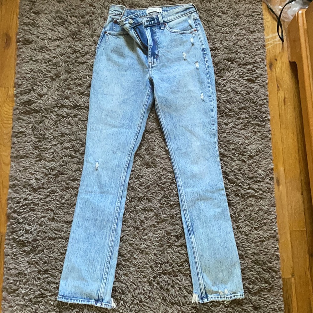 Abercrombie 90s skinny high rise